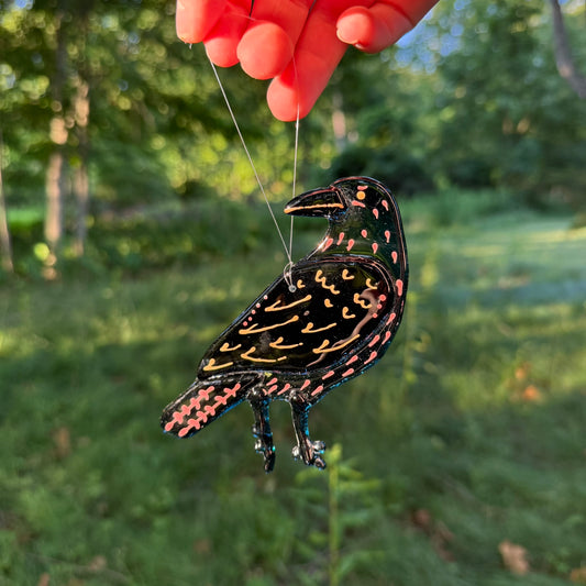 Crow Suncatcher