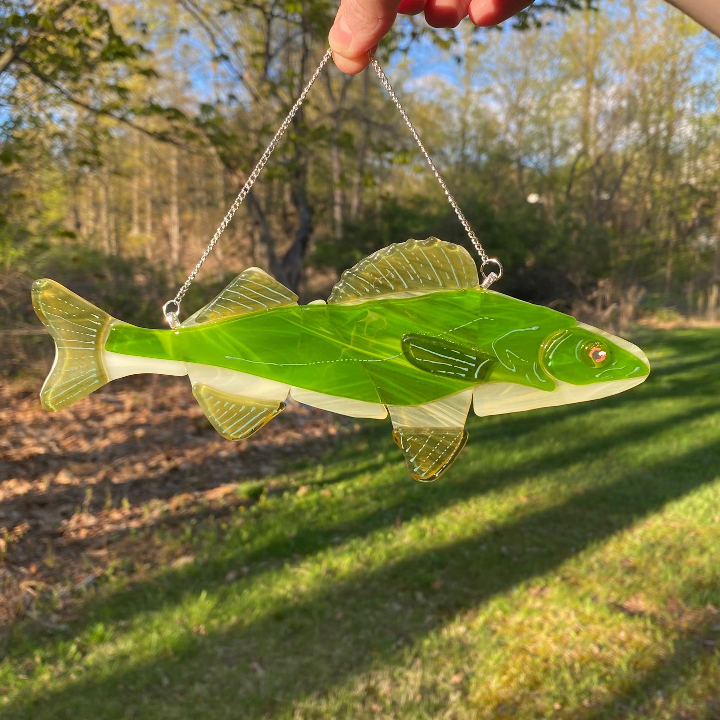 Walleye Glass Sun Catcher