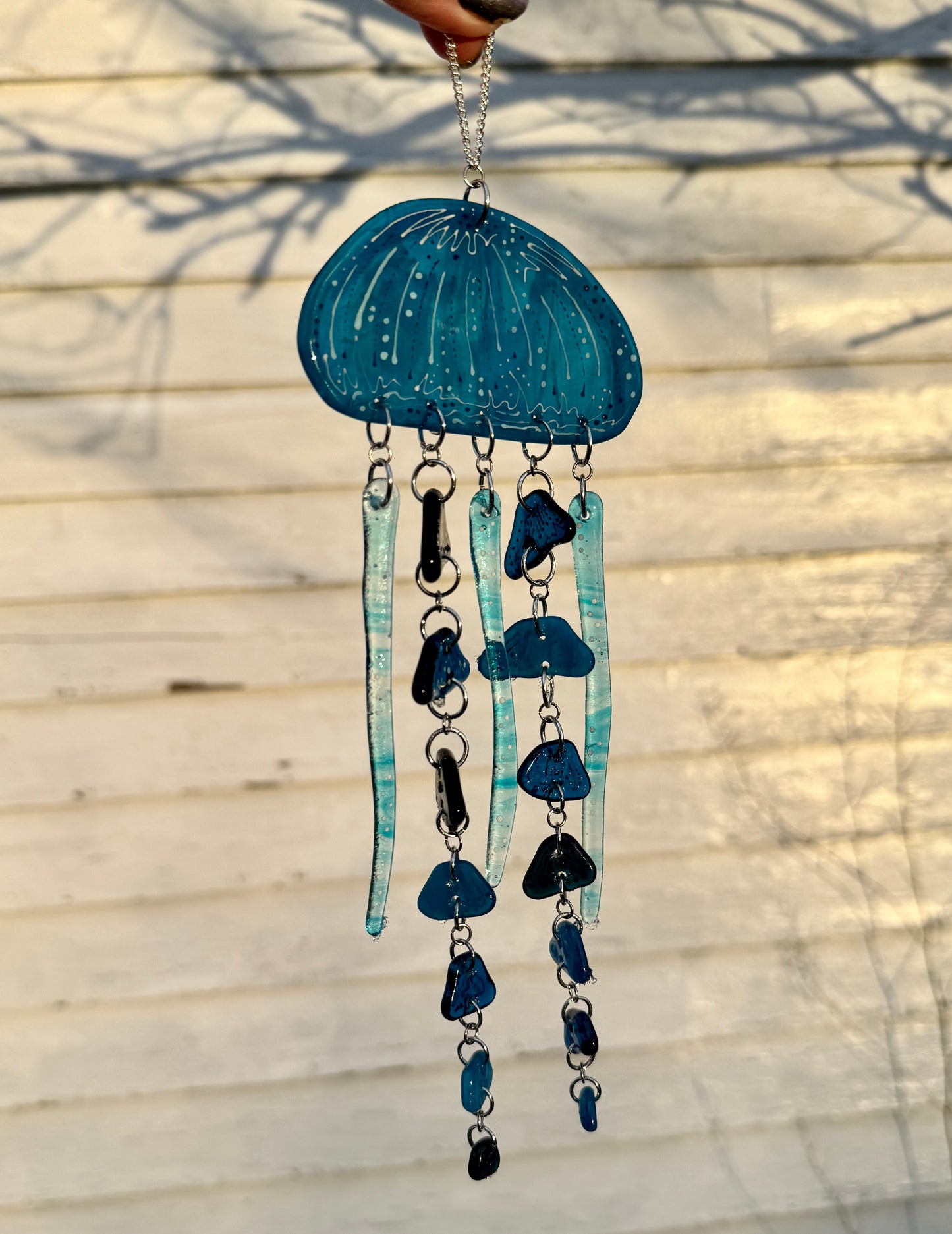 Jelly Fish Wind Chime Suncatcher