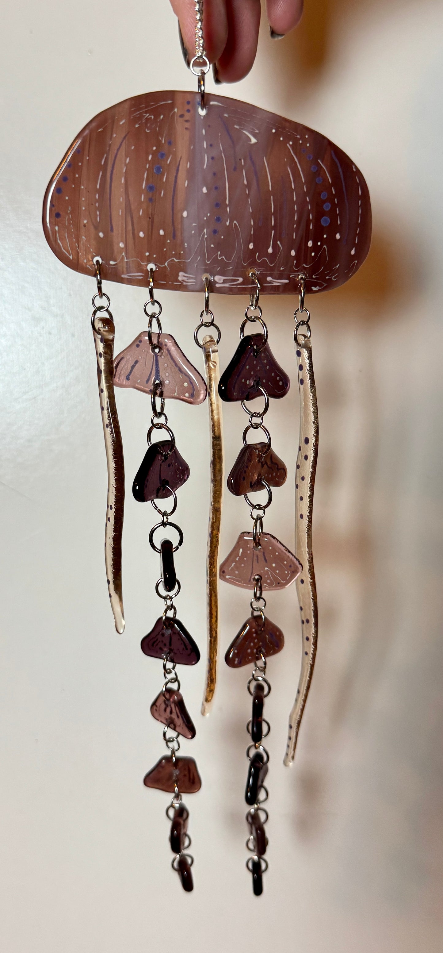 Jelly Fish Wind Chime Suncatcher