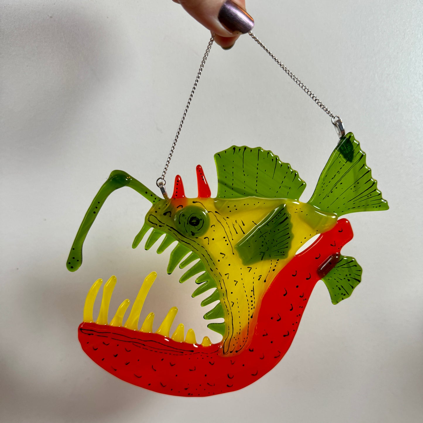 Angler Fish Sun Catcher