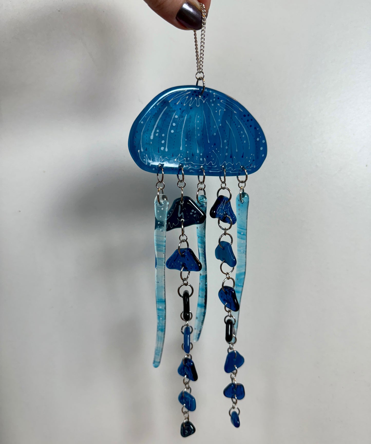 Jelly Fish Wind Chime Suncatcher
