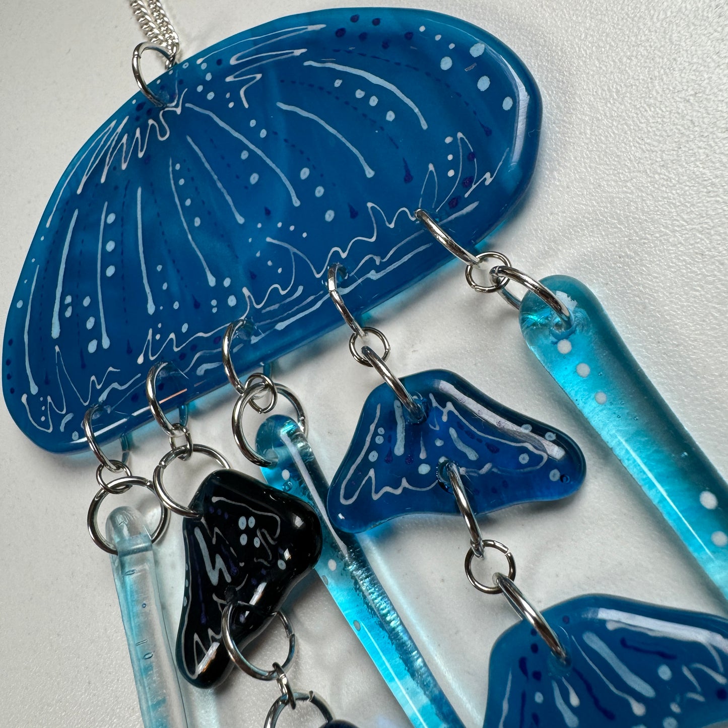 Jelly Fish Wind Chime Suncatcher