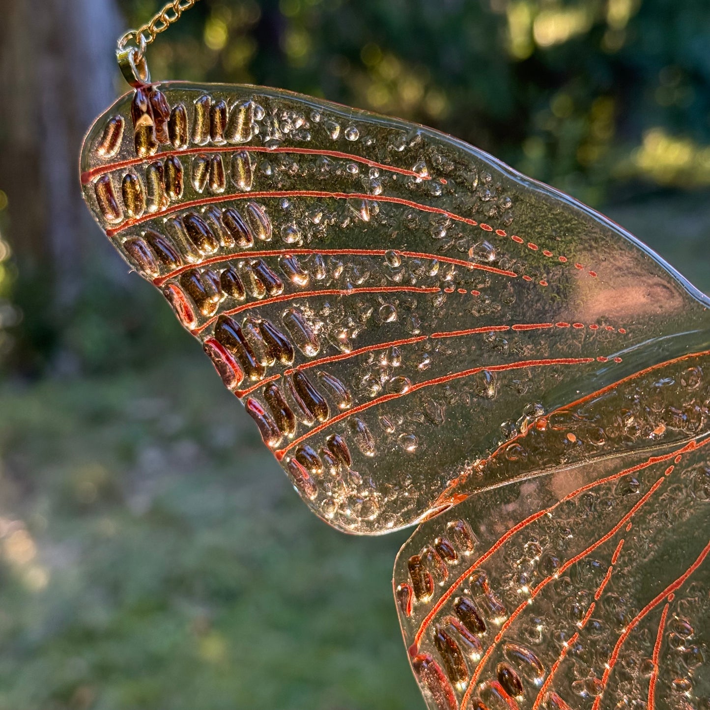 Champagne Butterfly Suncatcher