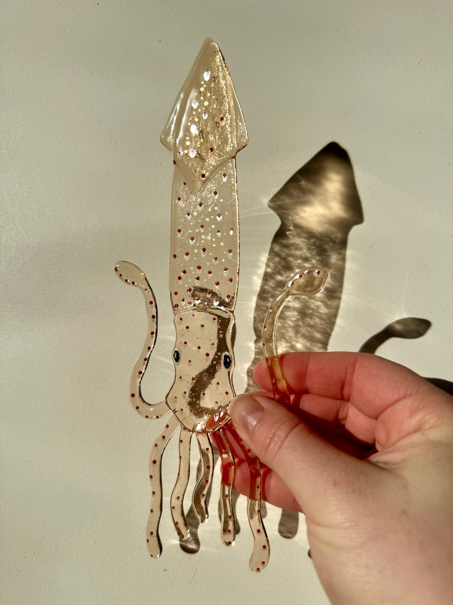 Strawberry Squid Suncatcher