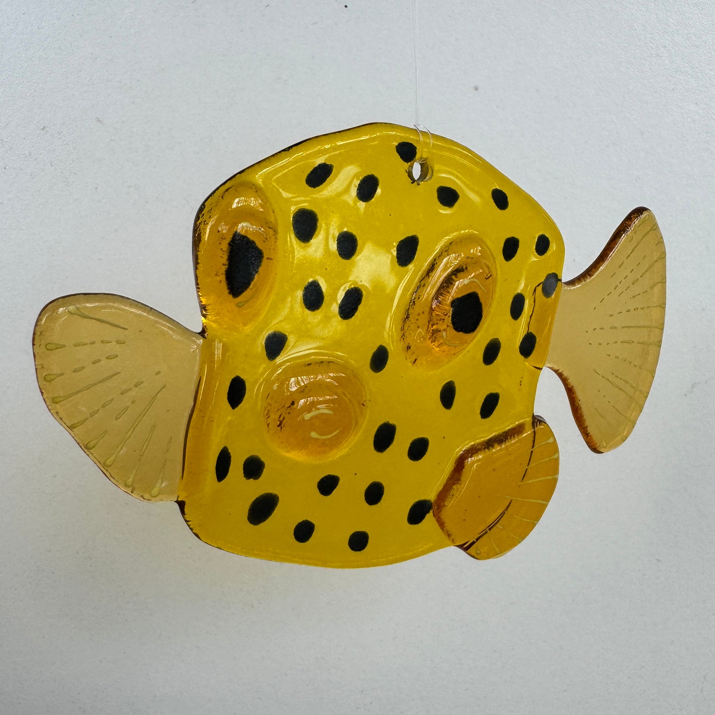 Yellow Box Fish Suncatcher