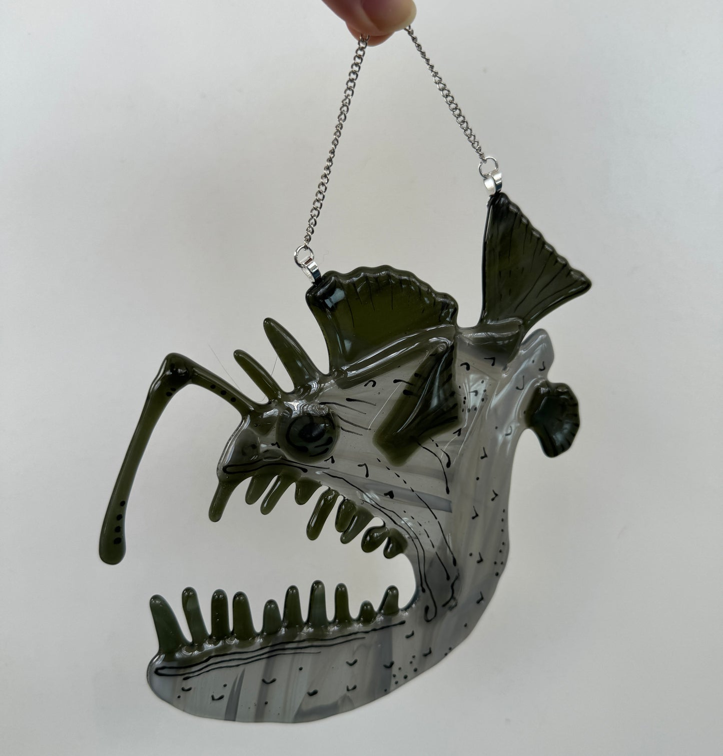 Angler Fish Sun Catcher