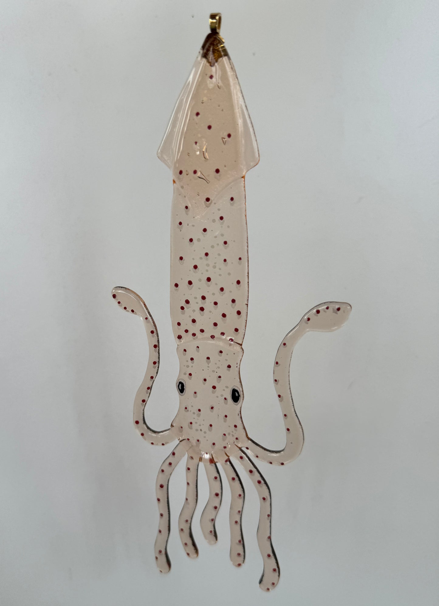 Strawberry Squid Suncatcher