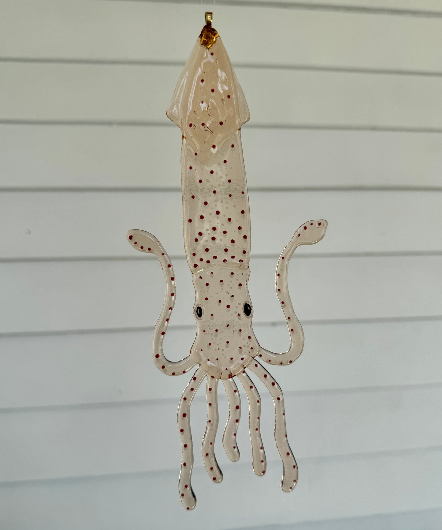 Strawberry Squid Suncatcher