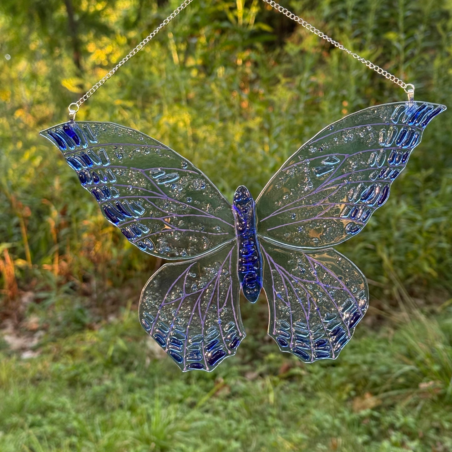 Blue Butterfly Suncatcher