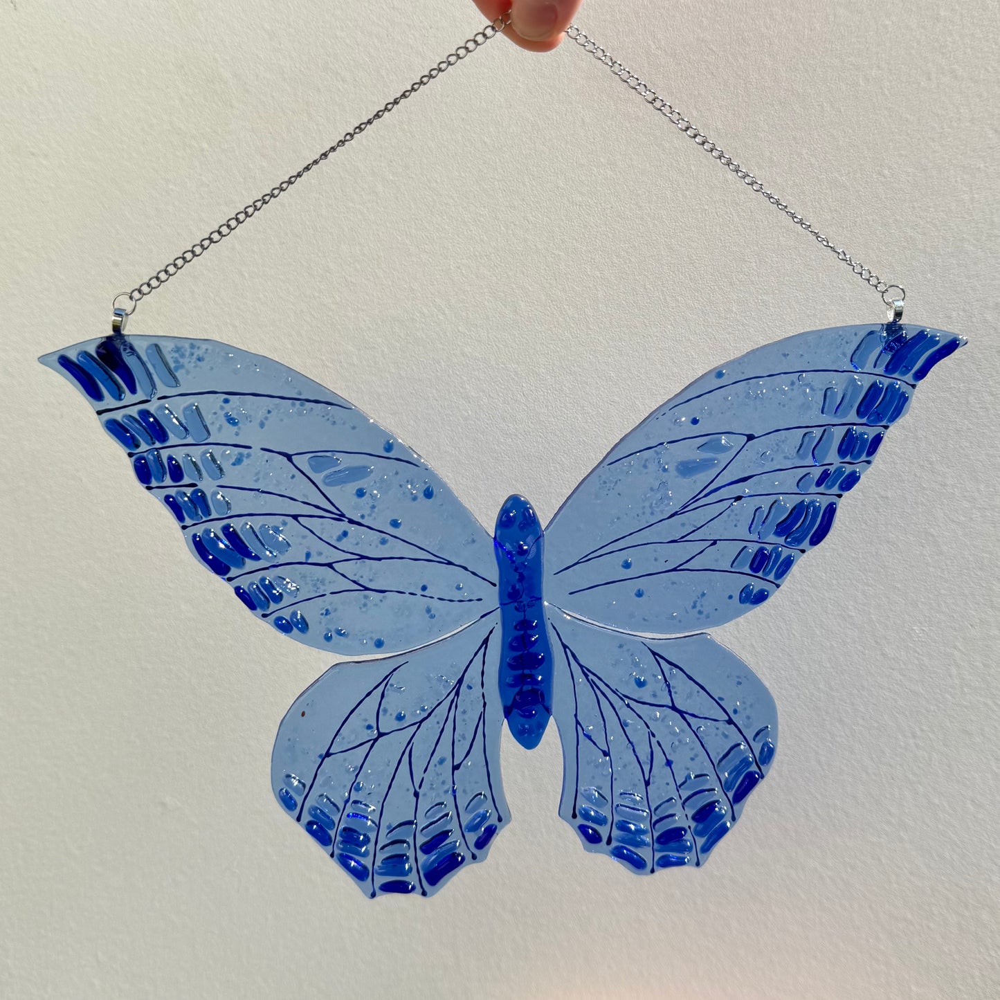 Blue Butterfly Suncatcher