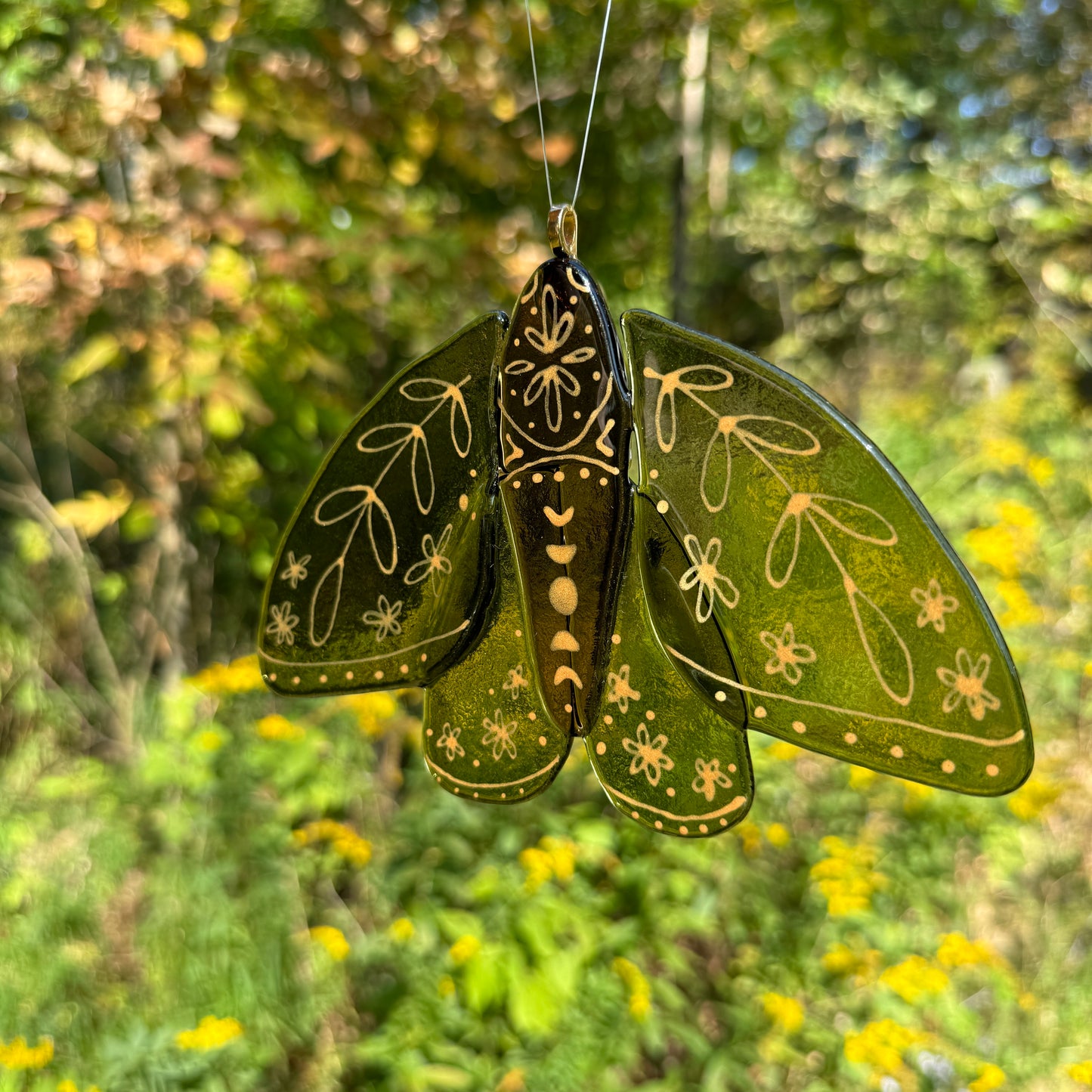 Moon Moth Suncatcher