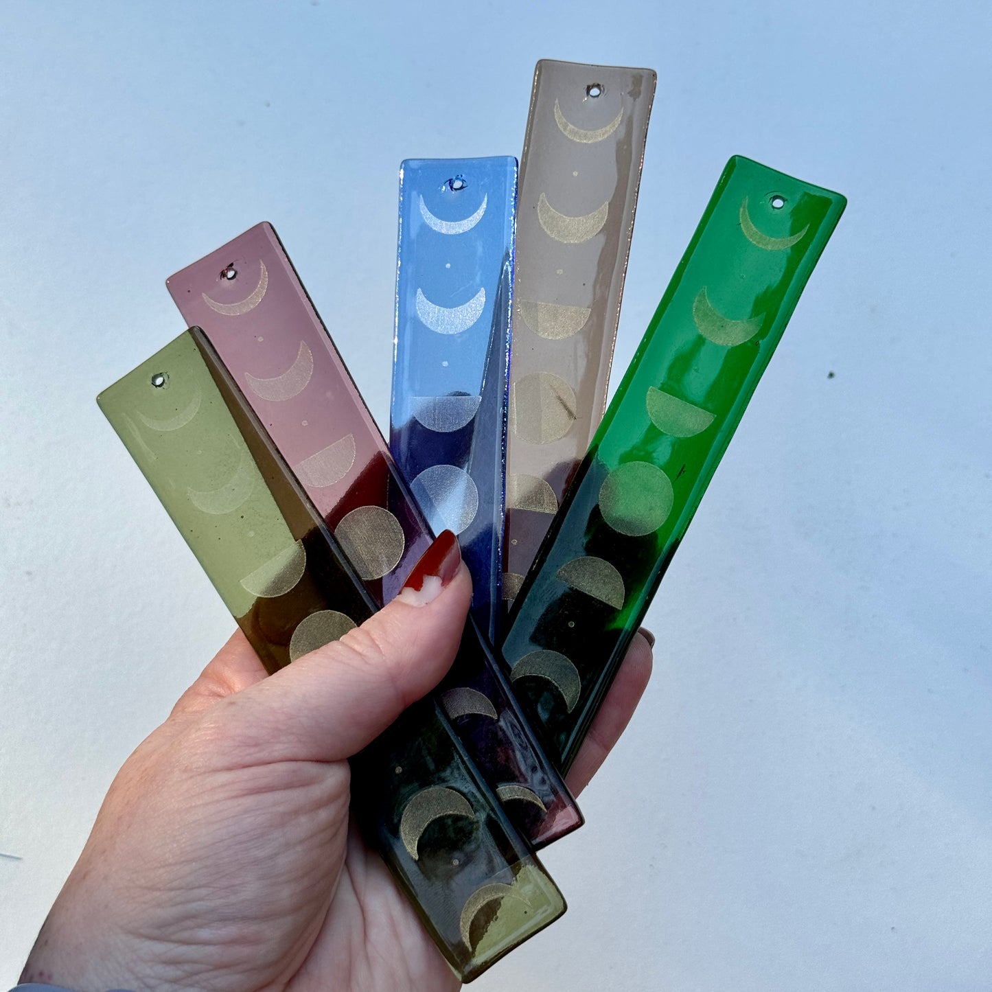 Moon Phase Metallic Suncatcher