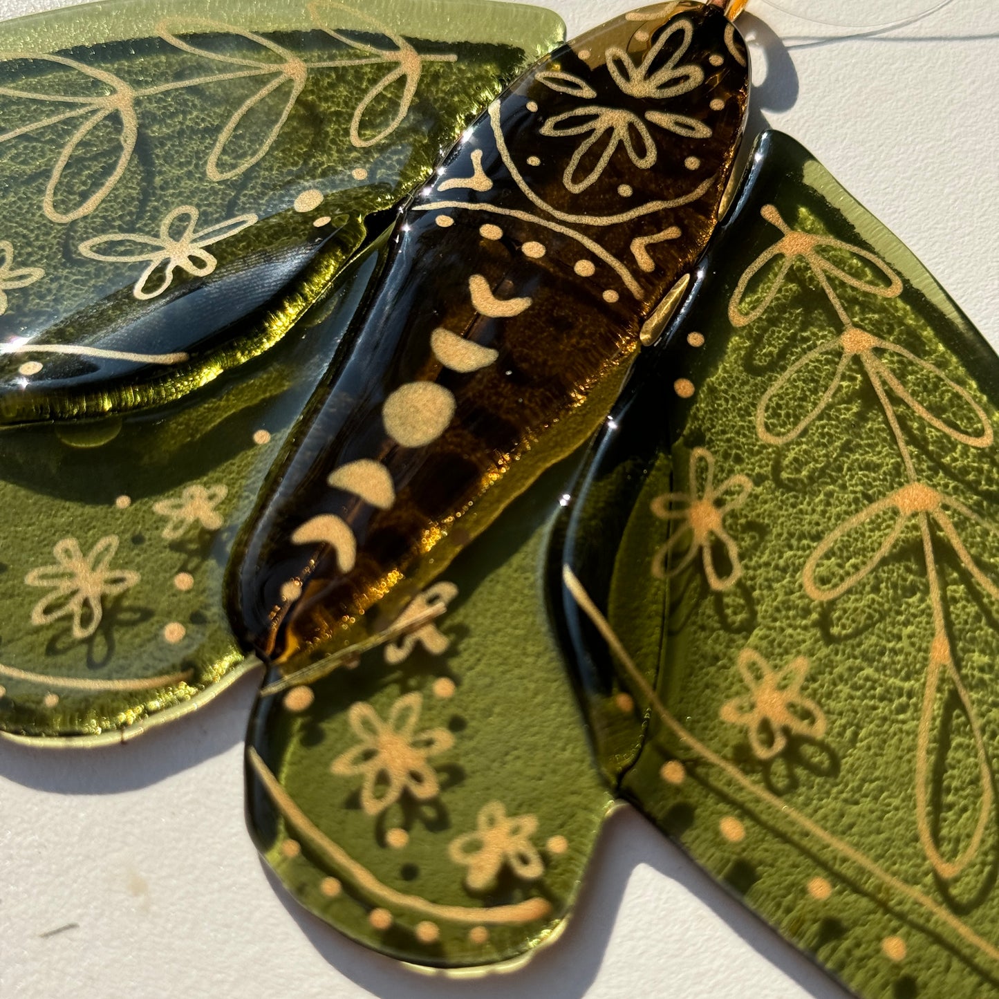 Moon Moth Suncatcher