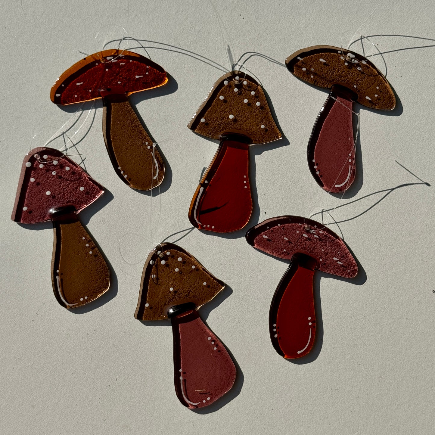 Mushroom Suncatchers