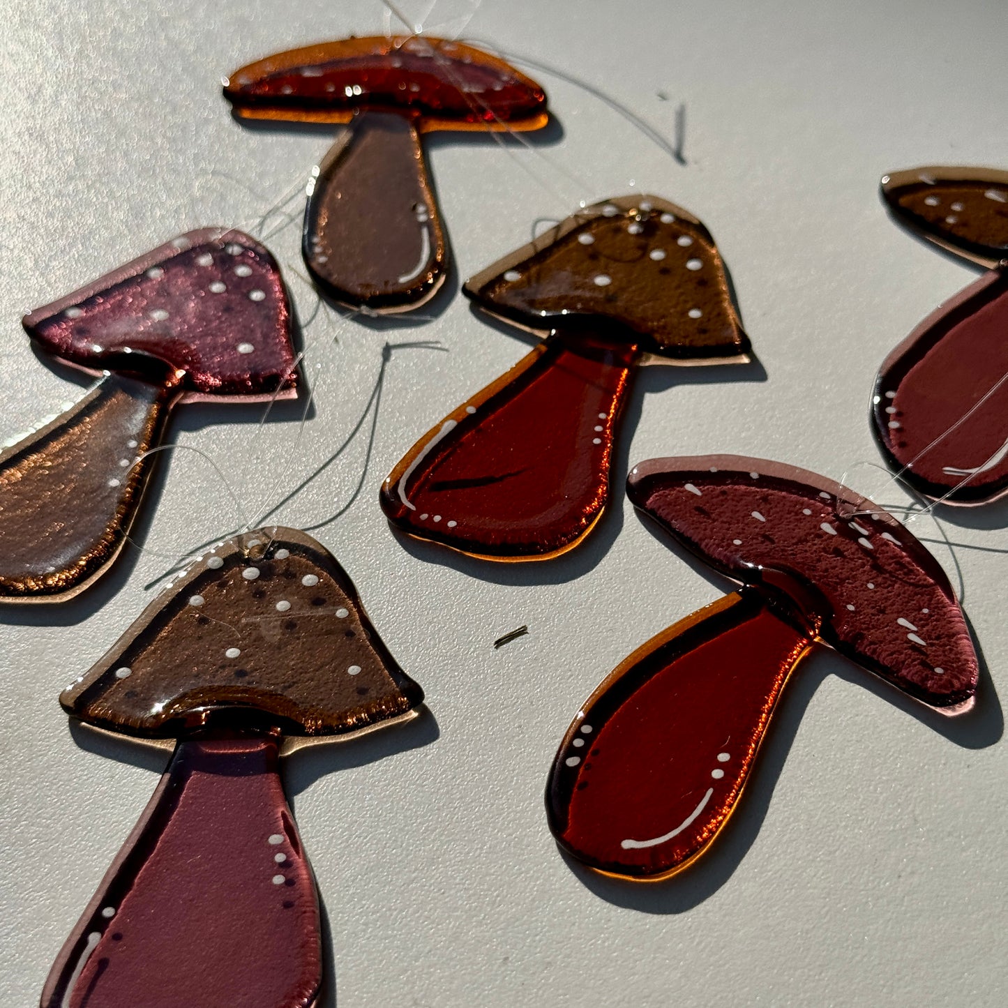 Mushroom Suncatchers