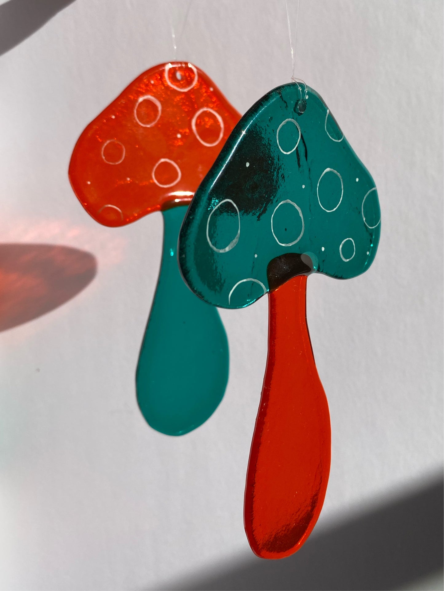 Trippy Mushroom Suncatcher