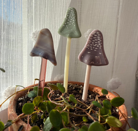 Mushroom Plant Stakes