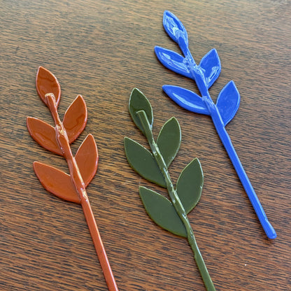Folk Flower Plant Stake