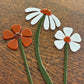 Folk Flower Plant Stake