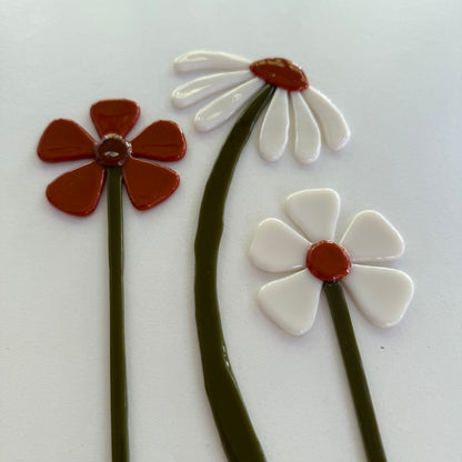 Folk Flower Plant Stake