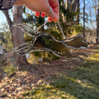 Wolf Suncatcher