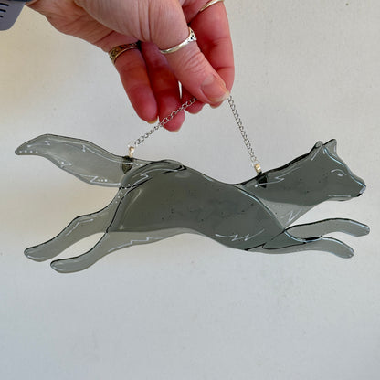 Wolf Suncatcher