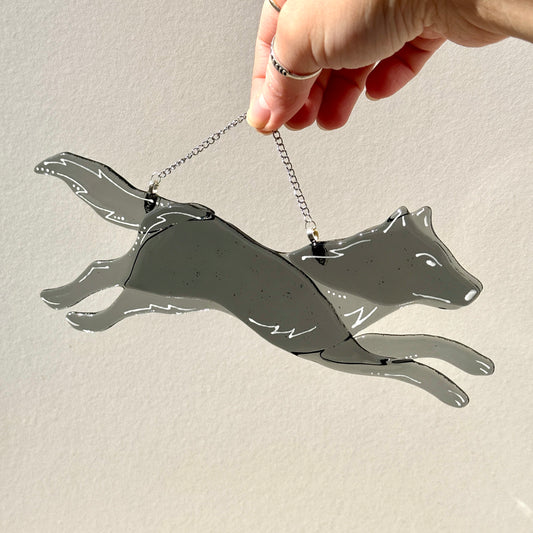 Wolf Suncatcher