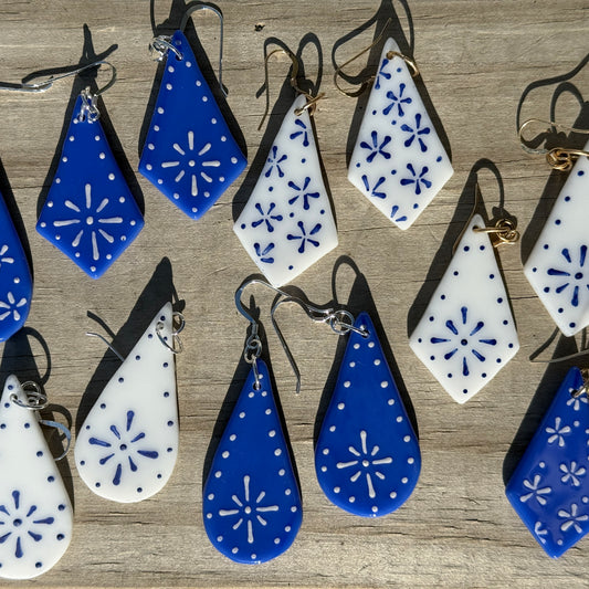 Mediterranean Tile Earrings