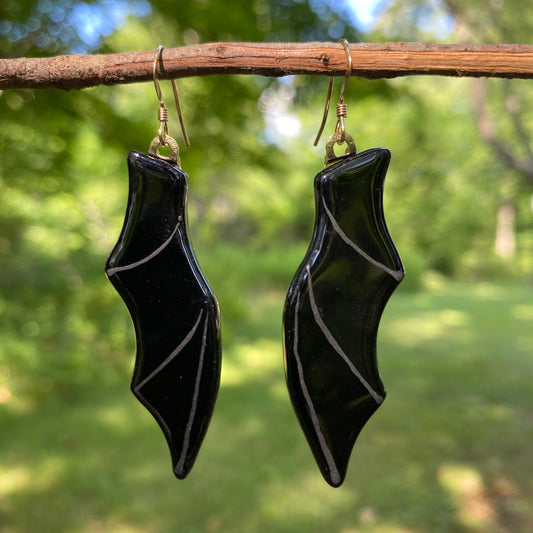 Halloween Bat Wing Earrings