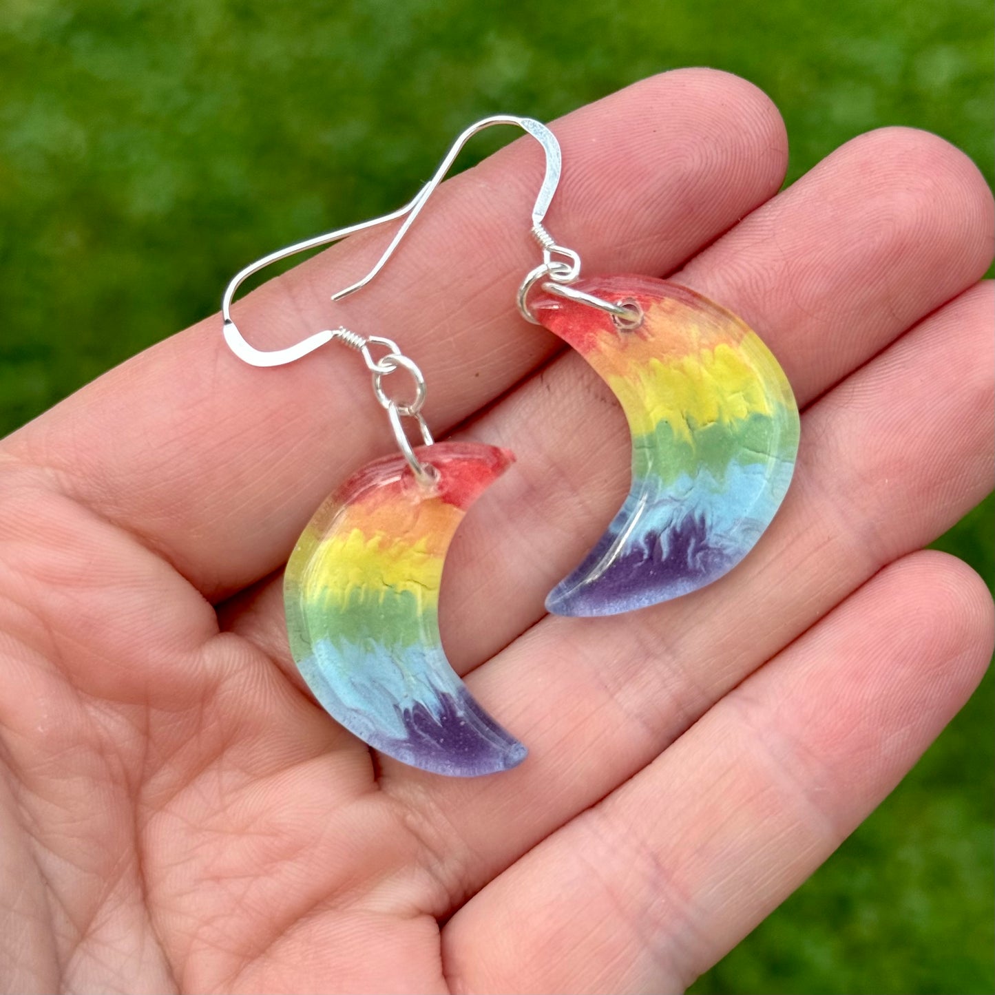 Pride Moon Earrings