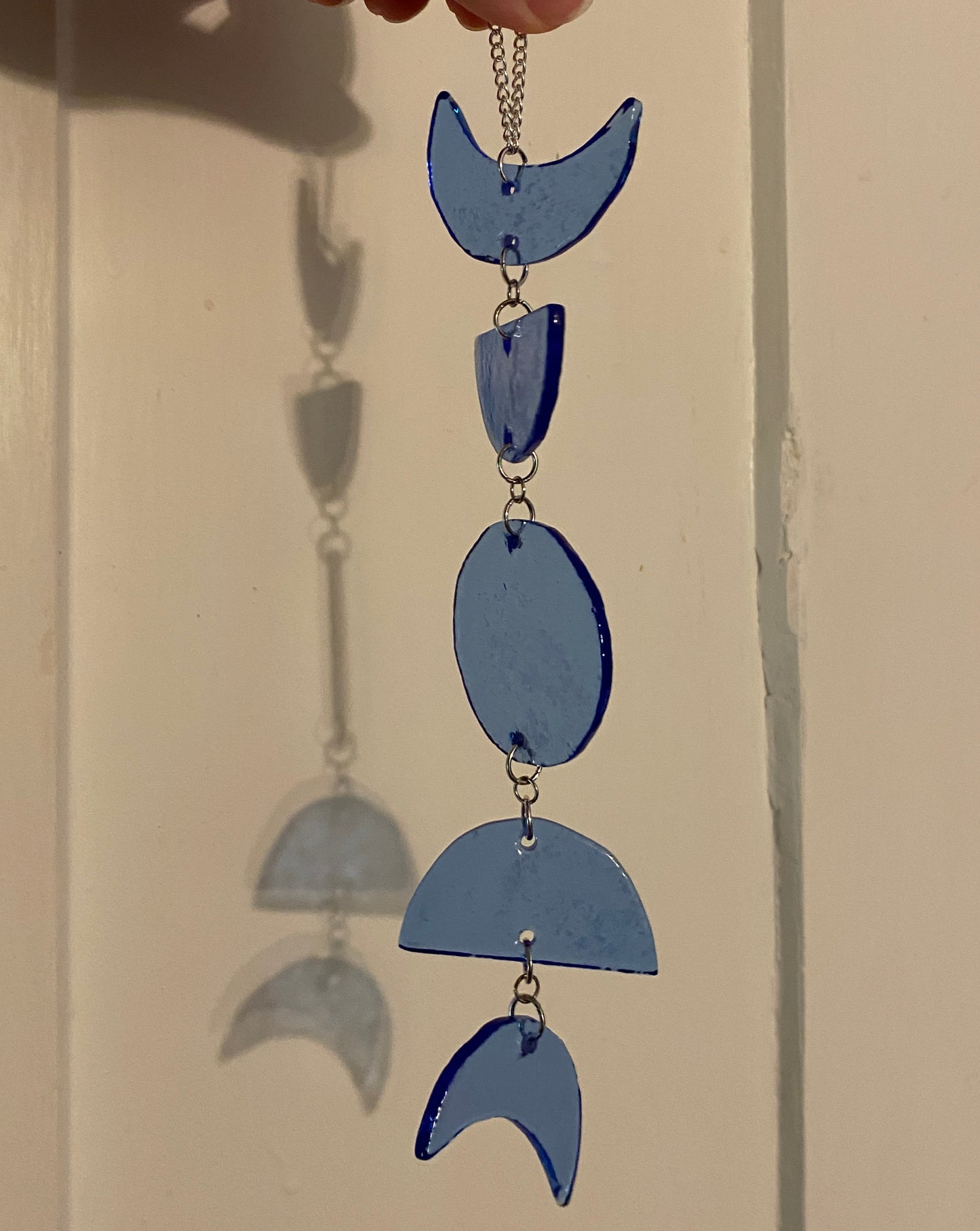Moon Phases Glass Sun Catcher