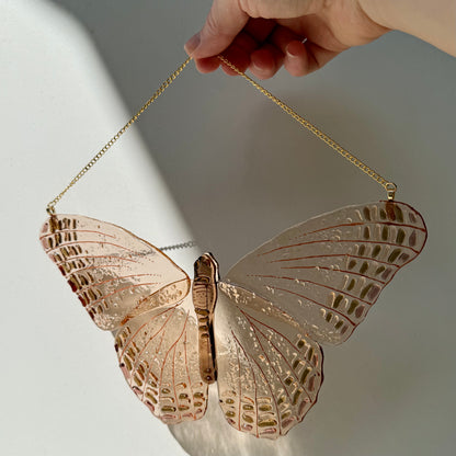 Champagne Butterfly Suncatcher