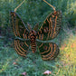 Olive Green Moth Suncatcher