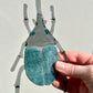 Turquoise Beetle Suncatcher