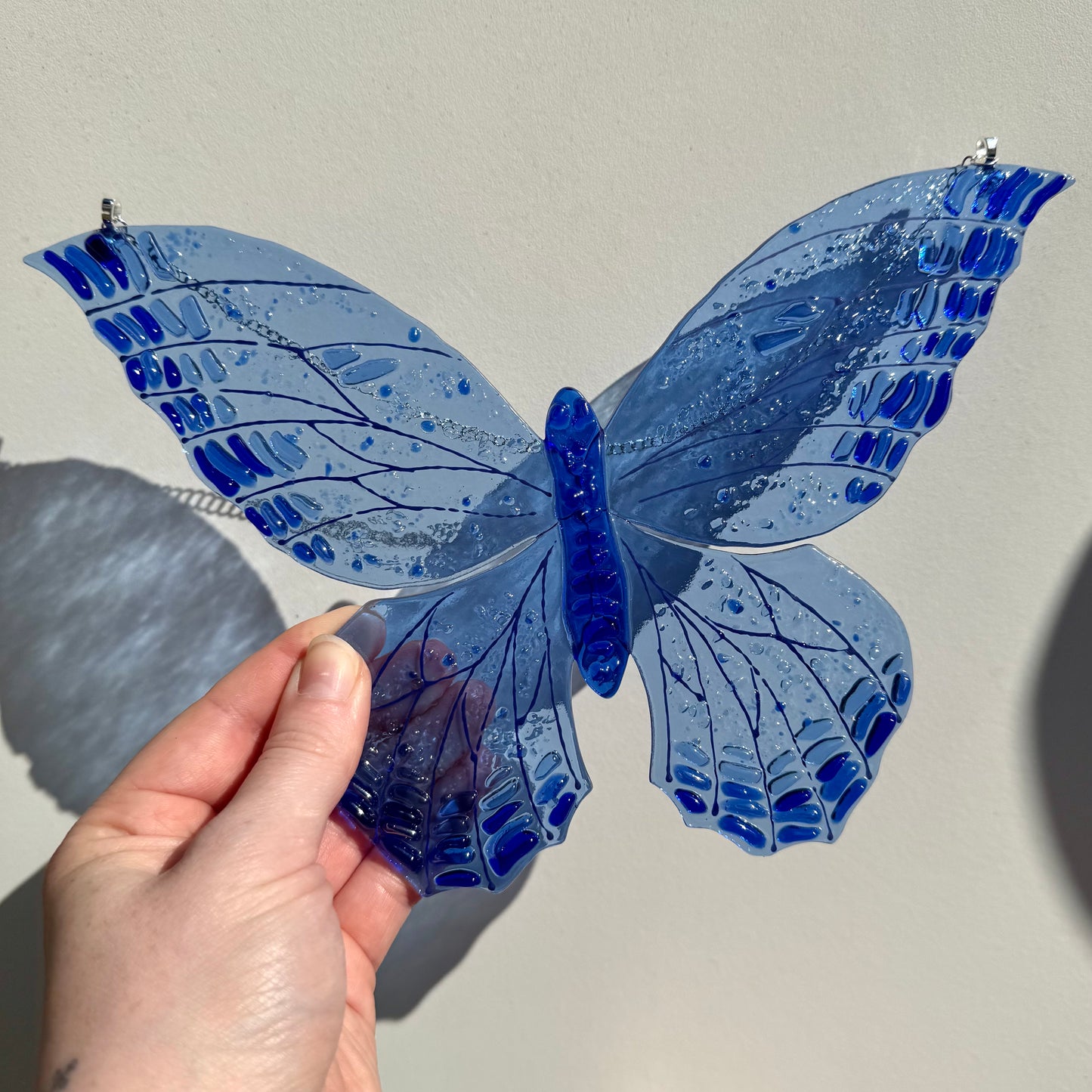 Blue Butterfly Suncatcher
