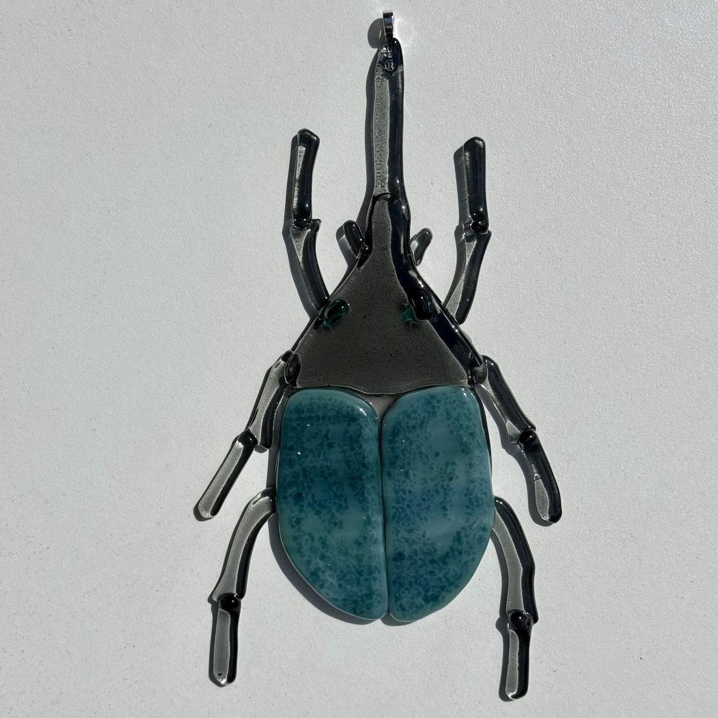 Turquoise Beetle Suncatcher