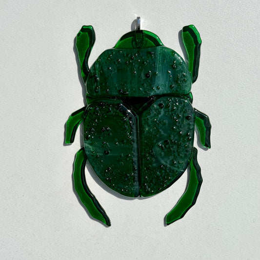Green Beetle Suncatcher