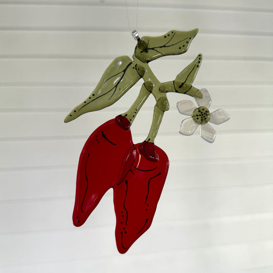 Hot Peppers Suncatcher