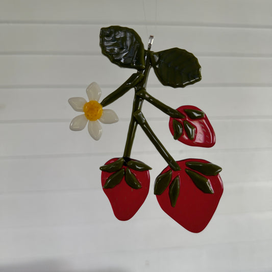 Strawberry Bunch Suncatcher