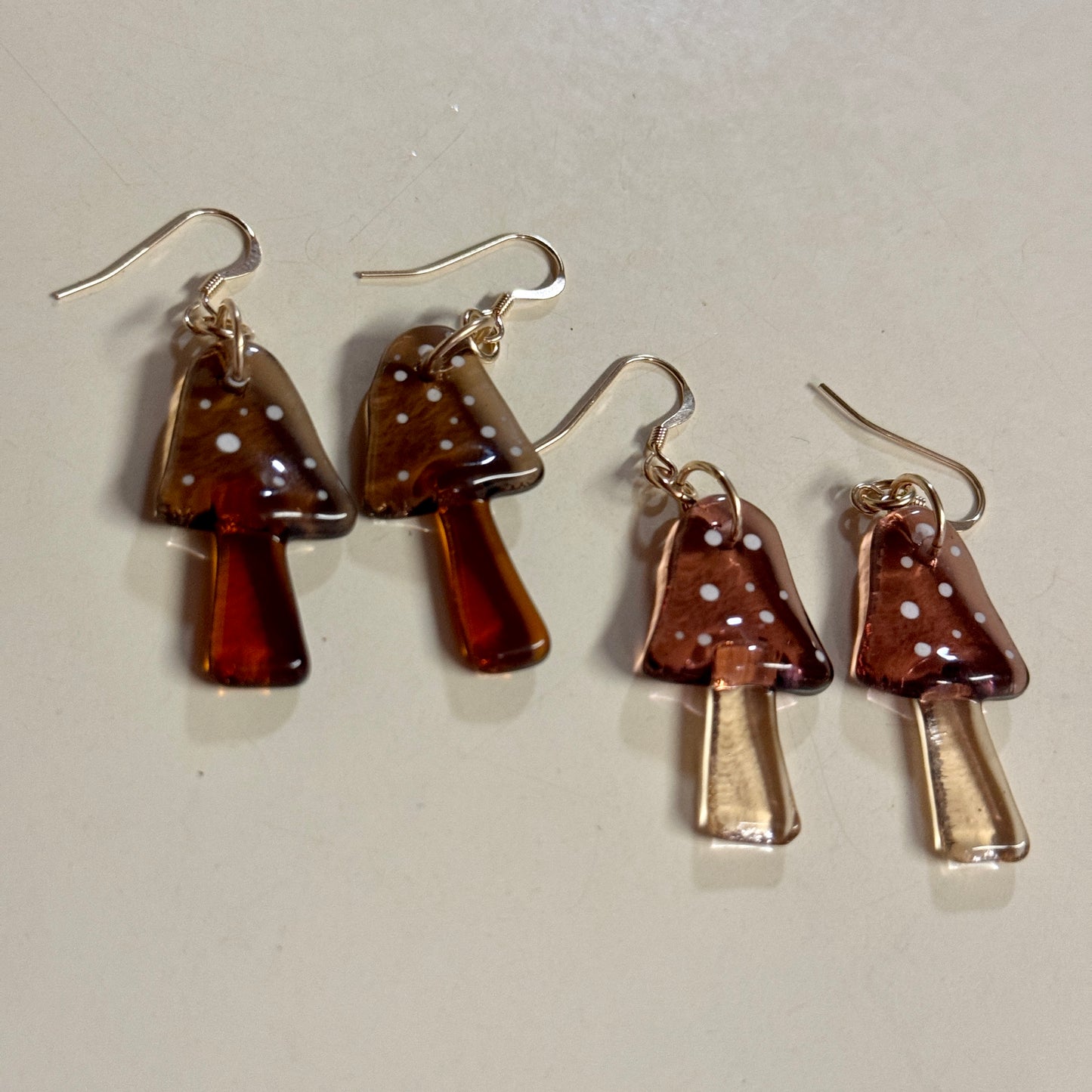 Woodland Bell Mushroom Earrings