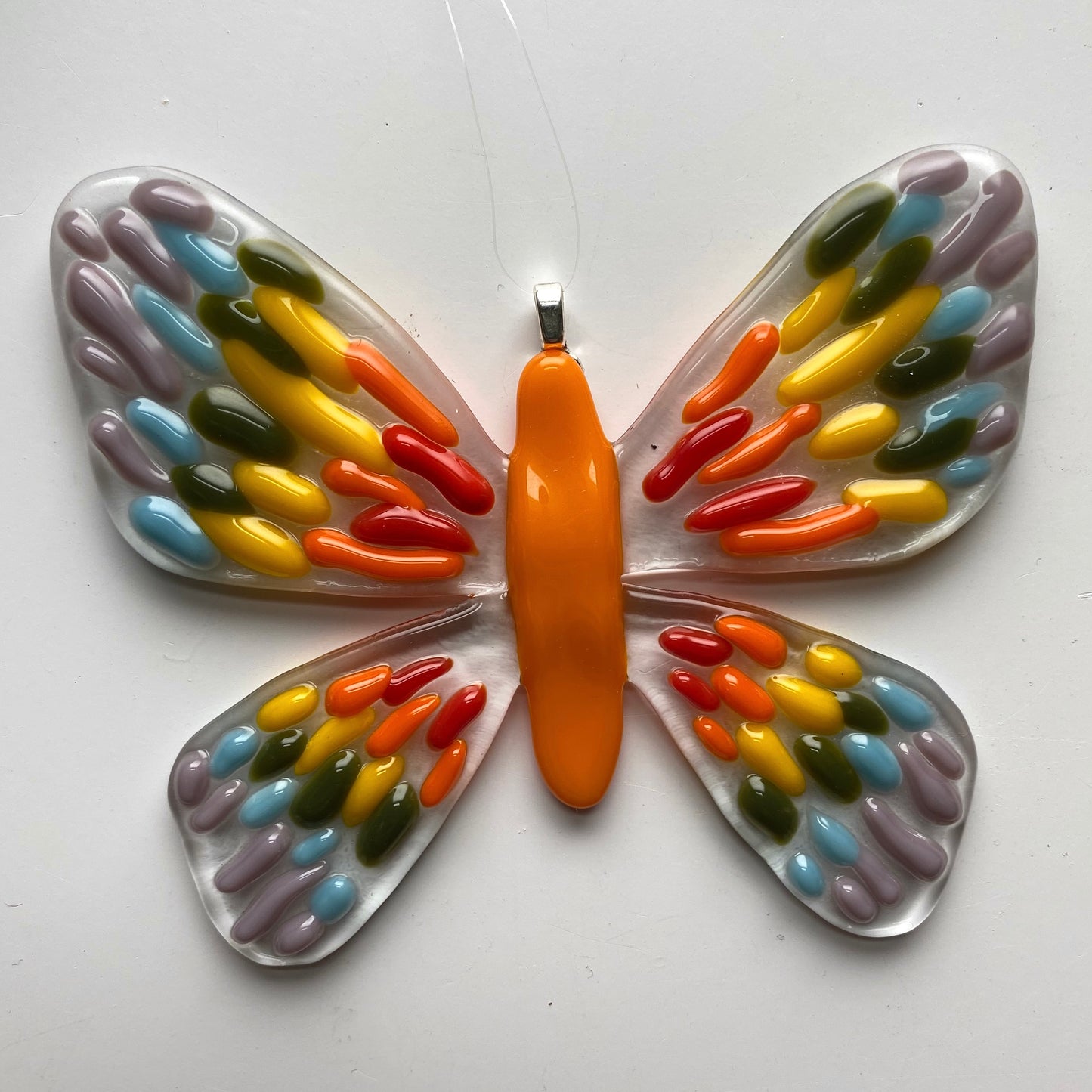 Rainbow Butterfly Window Hanger