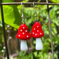 Bright Bell Mushroom Earrings