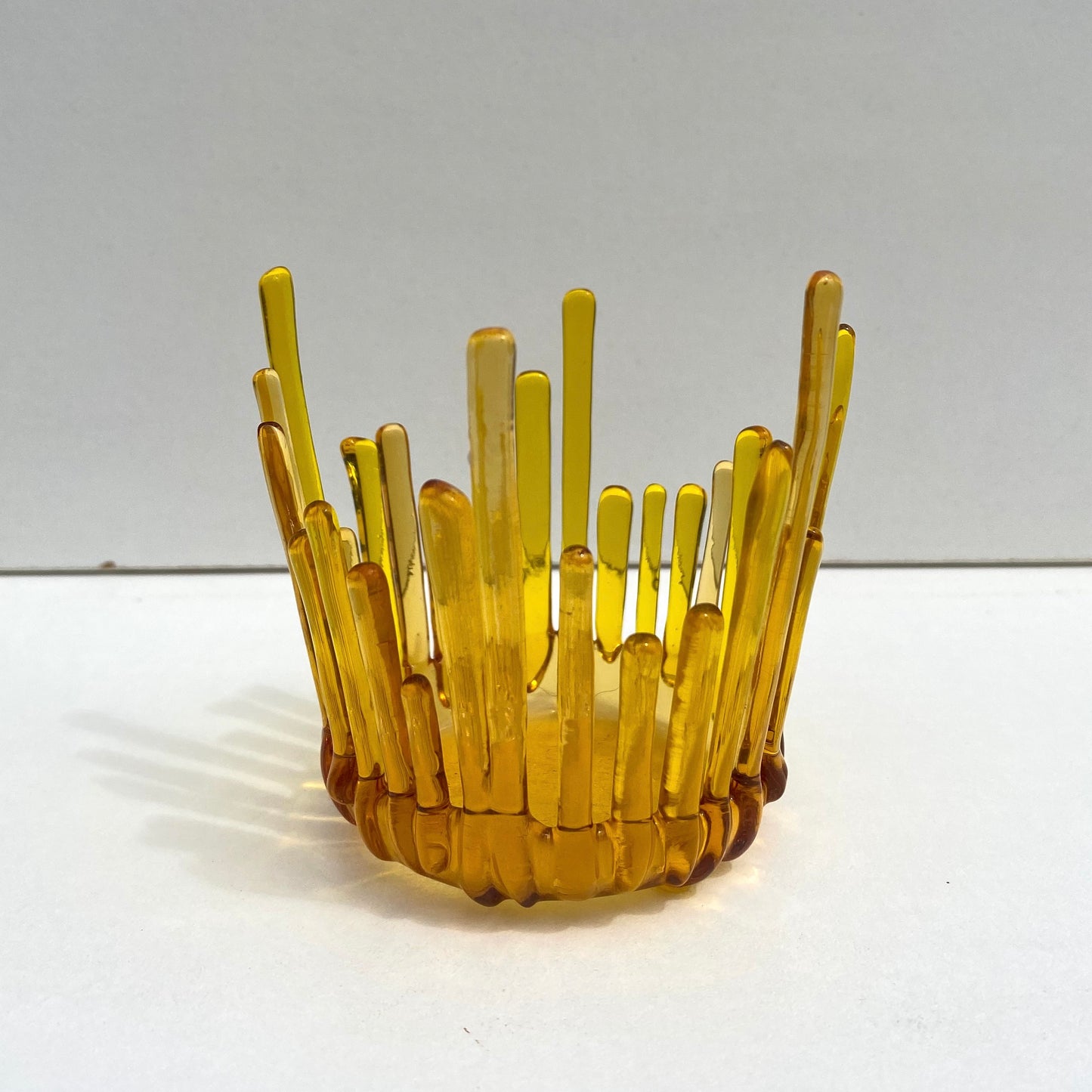 Candle Holder - Yellow Sun Crown