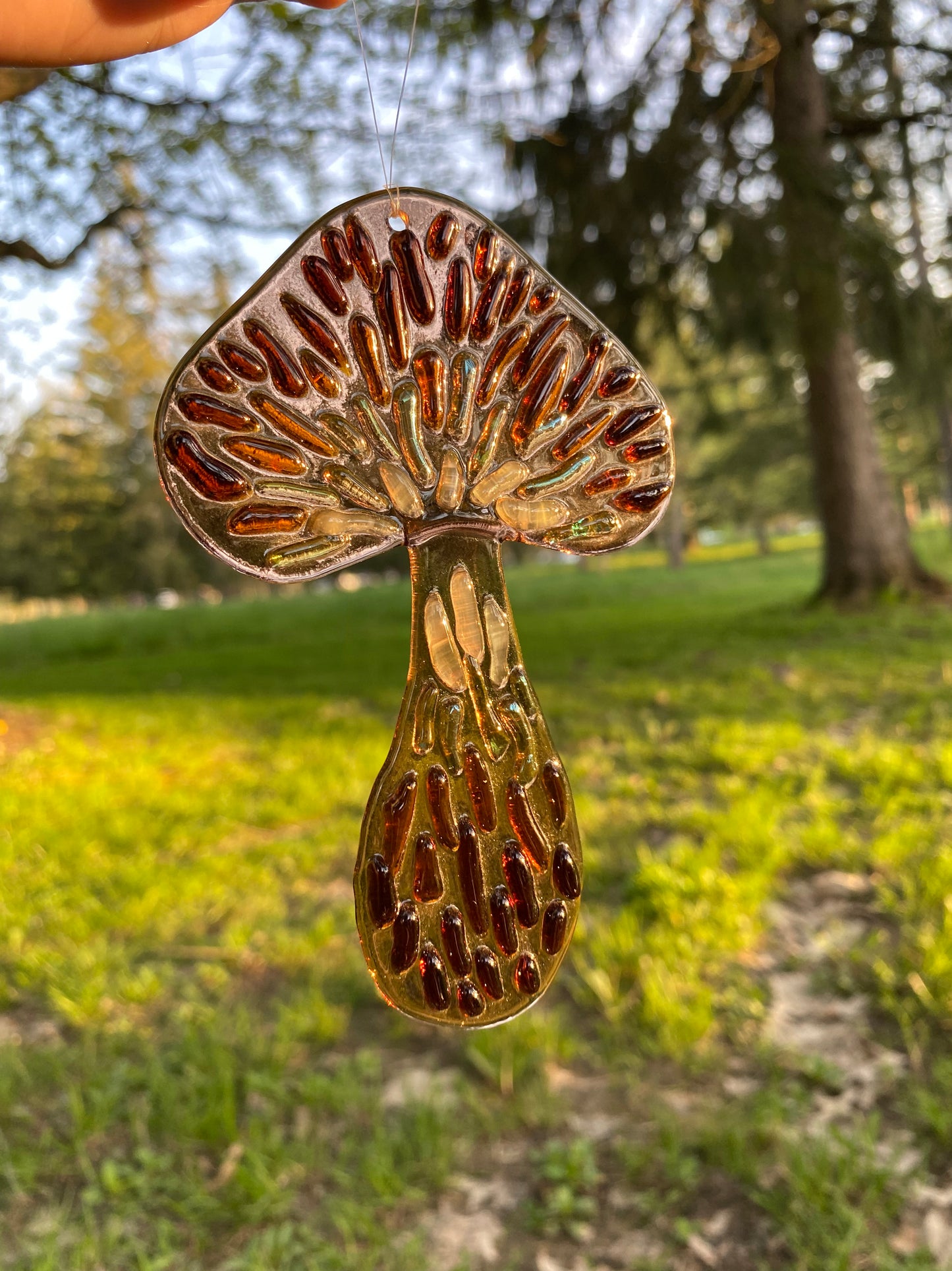 Groovy Mushroom Suncatchers