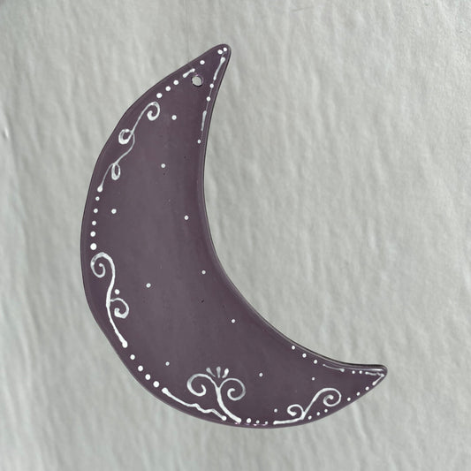 Swirly Moon Window Hanger