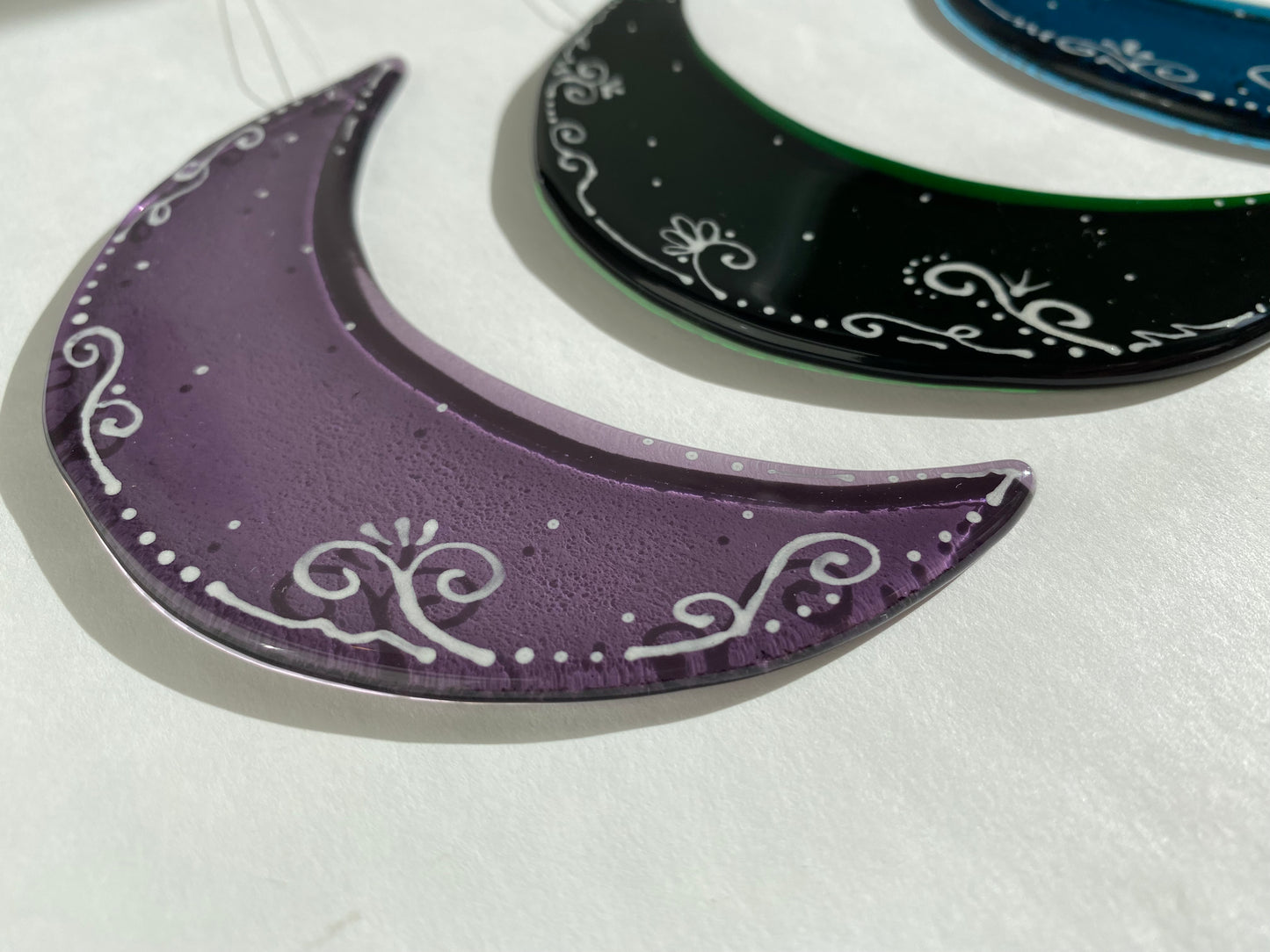 Swirly Moon Window Hanger