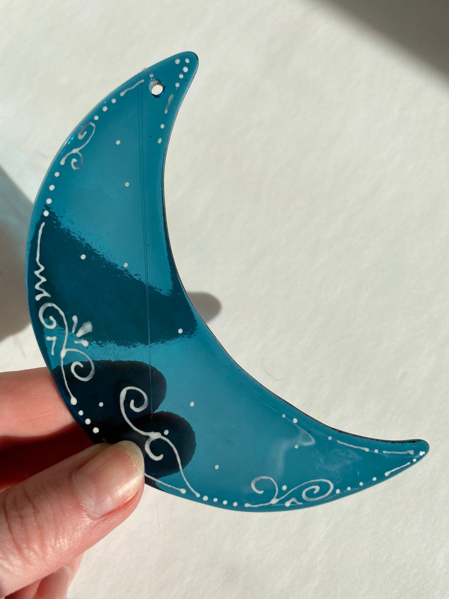 Swirly Moon Window Hanger