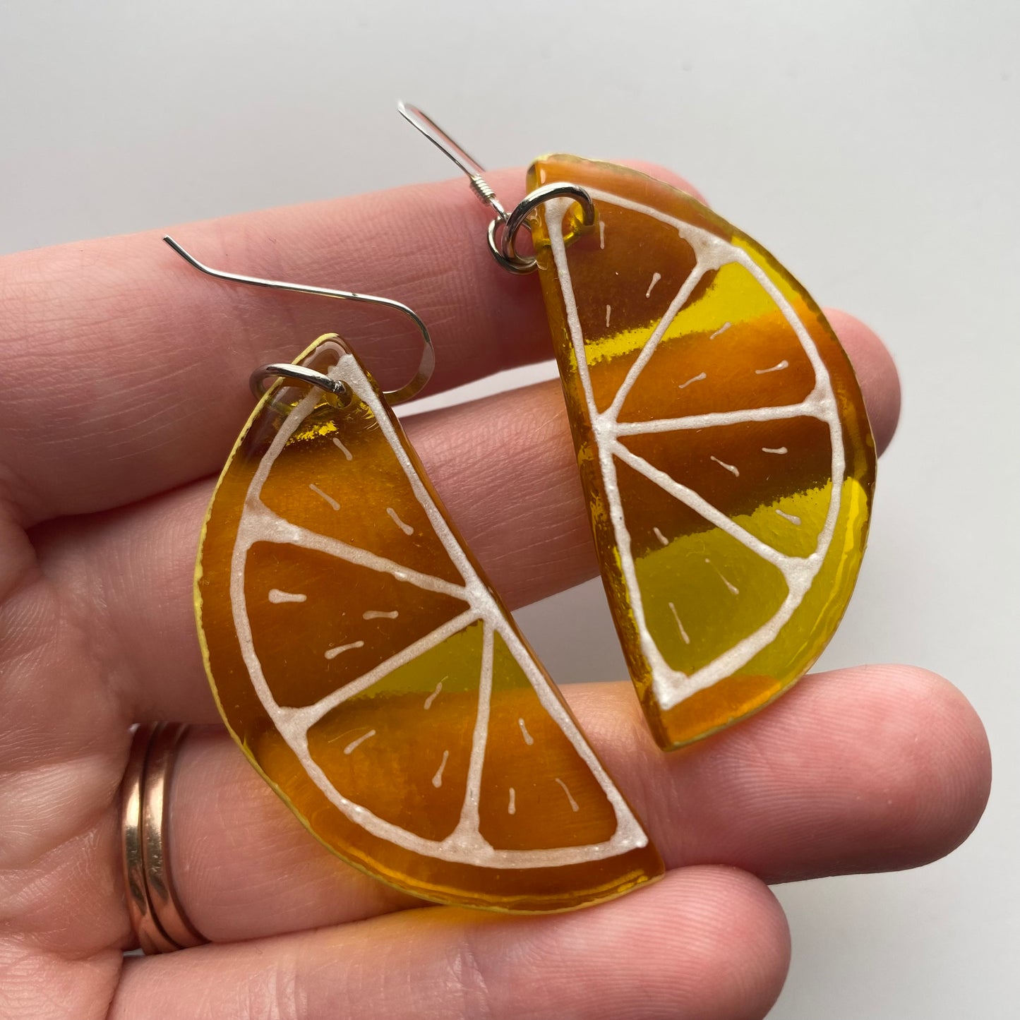 Citrus Slice Earrings