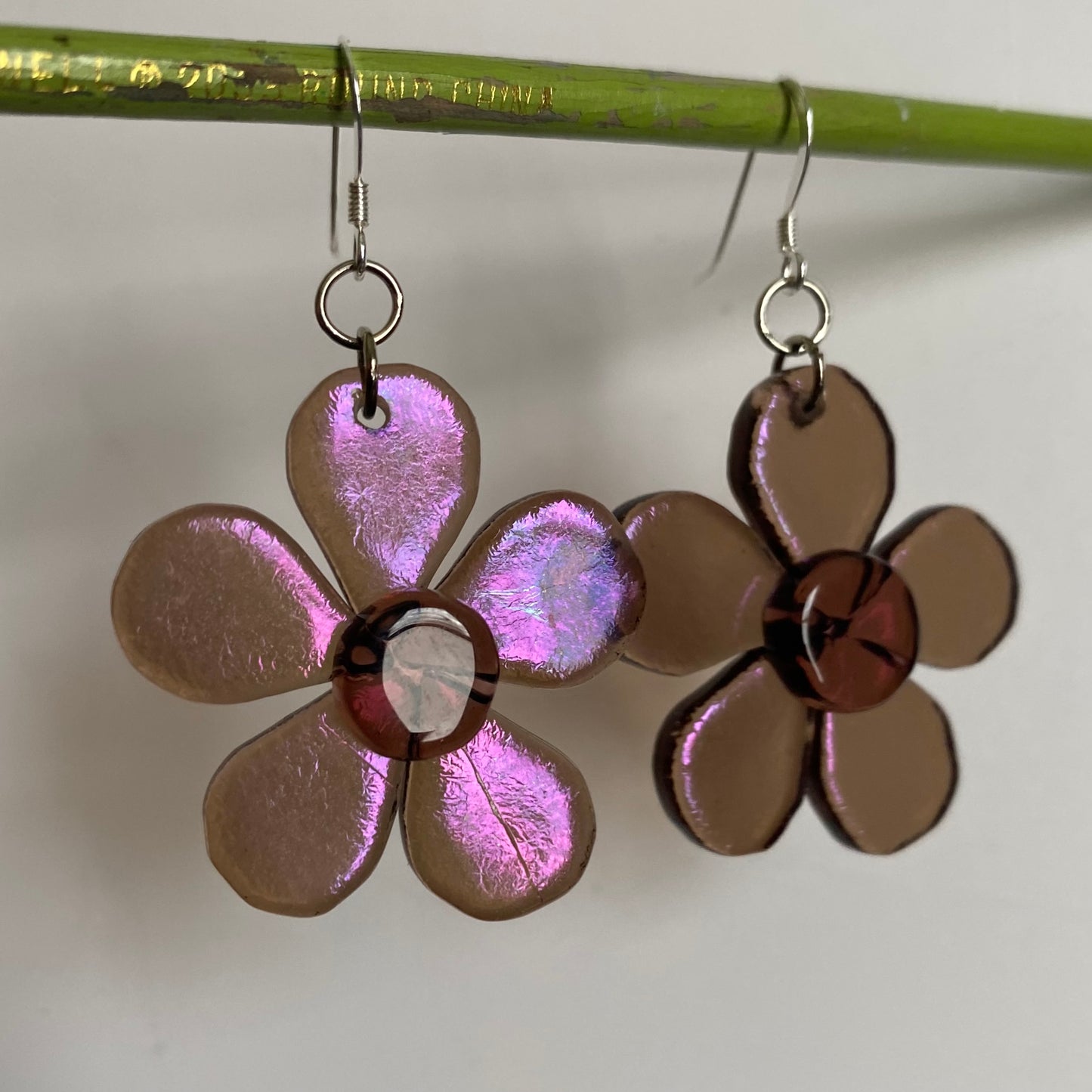 Transparent Daisy Earrings